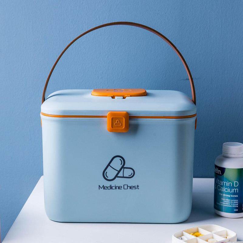 MONAZONE Medicine chest Household large-capacity portable medicine box Home first aid kit