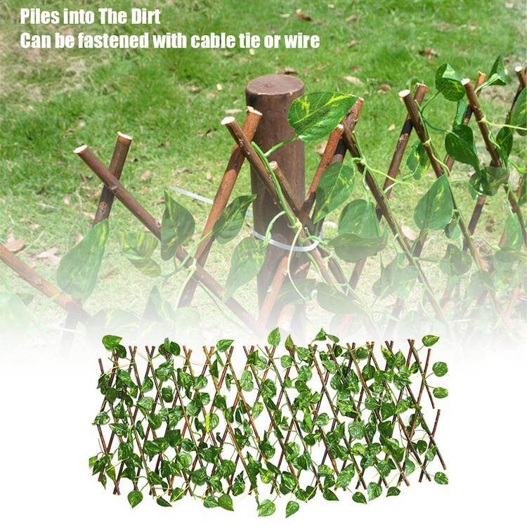 Storeshop Artificial Garden Plant Fence UV Protected Privacy Screen Outdoor Indoor Use Garden Fence Backyard Home Decor Greenery Walls