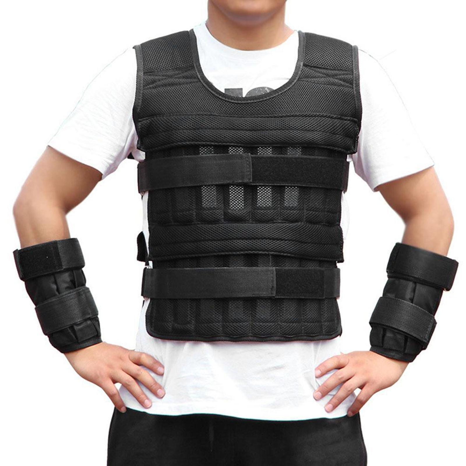 BNSTAR Áo Ghi Lê Trọng Lượng 50Kg Áo Khoác Tải Trọng Điều Chỉnh Được Áo Khoác Tập Luyện Thể Hình
