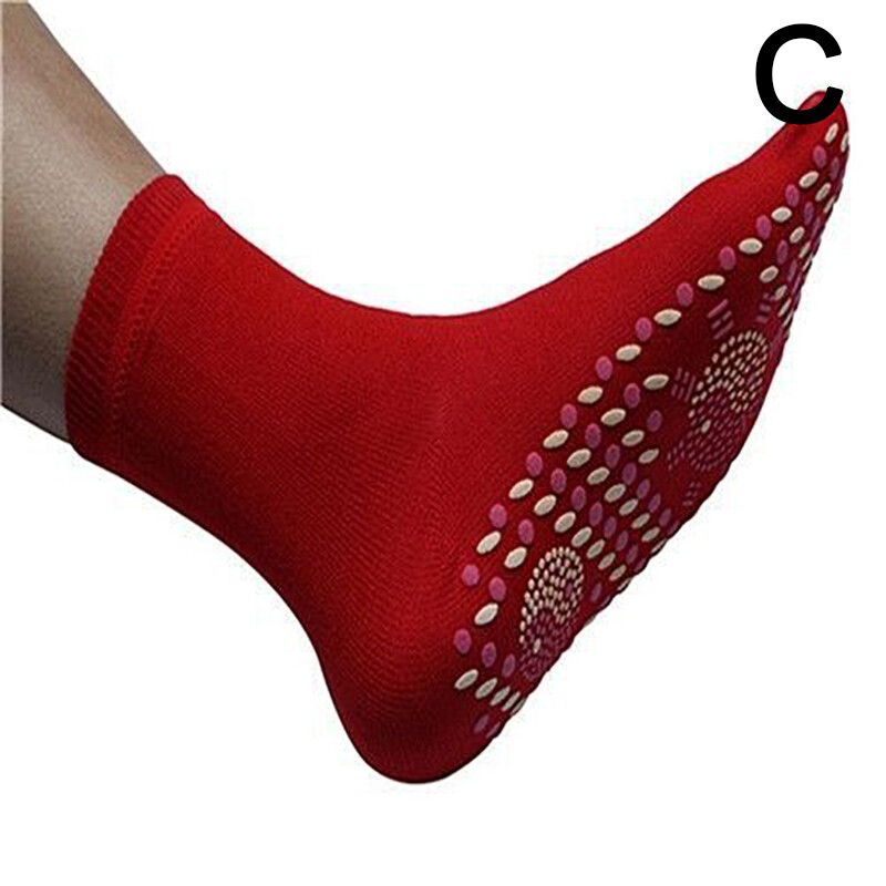 Letian Heating Socks for Women and Men Winter Warm Mid-Tube socks Warm Foot Socks Tourmaline Self-massage Heating Socks Washable