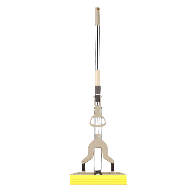 Konco Sponge Mop Collodion Sponge Mops Floor Cleaning Mop Folding Absorbing Squeeze Water Glue Cotton Mop Household Cleaning Tools