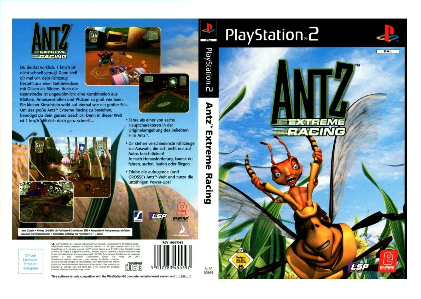 PS2 Antz Extreme Racing , Dvd game Playstation 2 Lazada