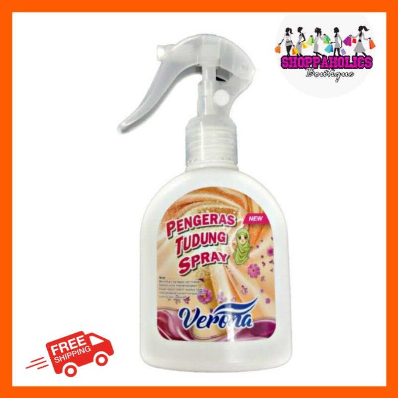 Pengeras Tudung Spray Fabric Starch Verona Lazada