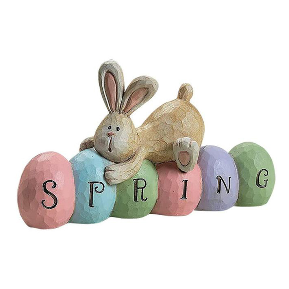 Easter Bunny Decoration Easter Decorations Craft Easter Bunny Figures Farmhouse Home Decoration