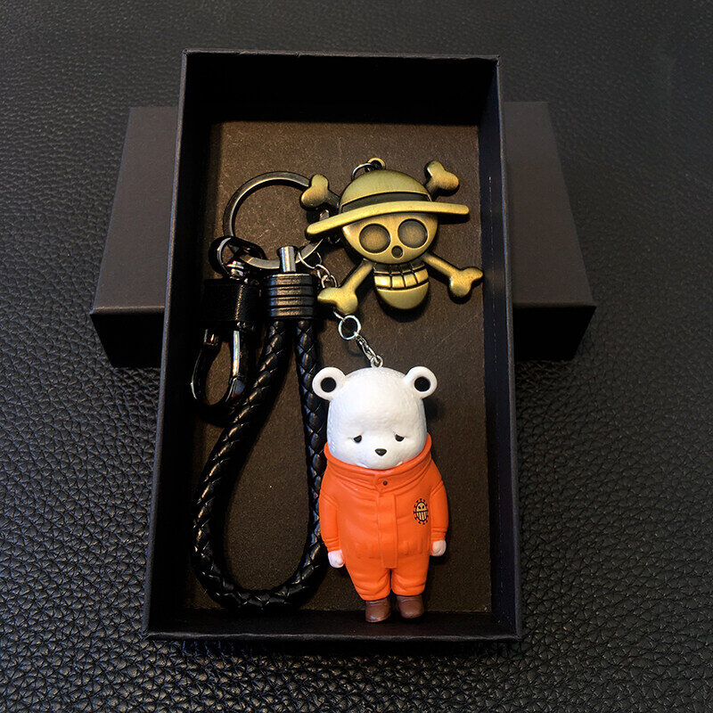 (In stock) Cute apology Bepo bear One Piece keychain