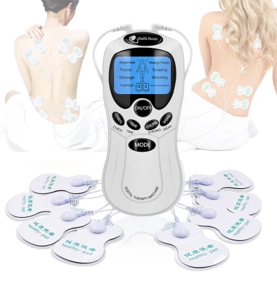 [Low Price High Quality] 8 Pads with Digital Therapy Machine Tens Massager Electronic Pulse Massager Body Shaper Slimming Electronic Massager Tens Acupuncture