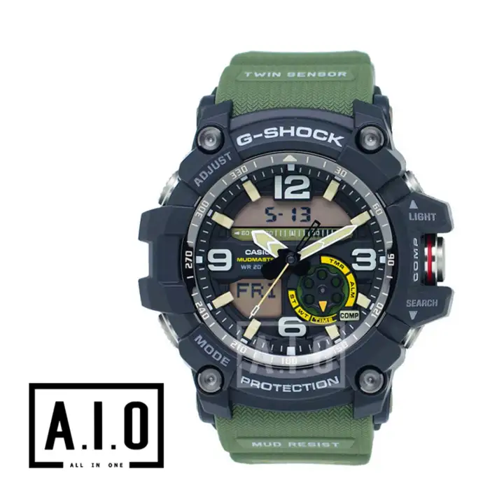 casio mudmaster green