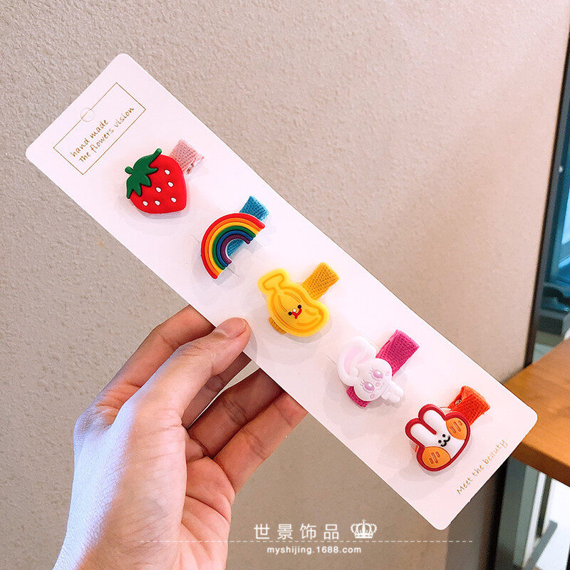 Cô Gái Tóc Phụ Kiện Kẹp Tóc Hoa Hoạt Hình
