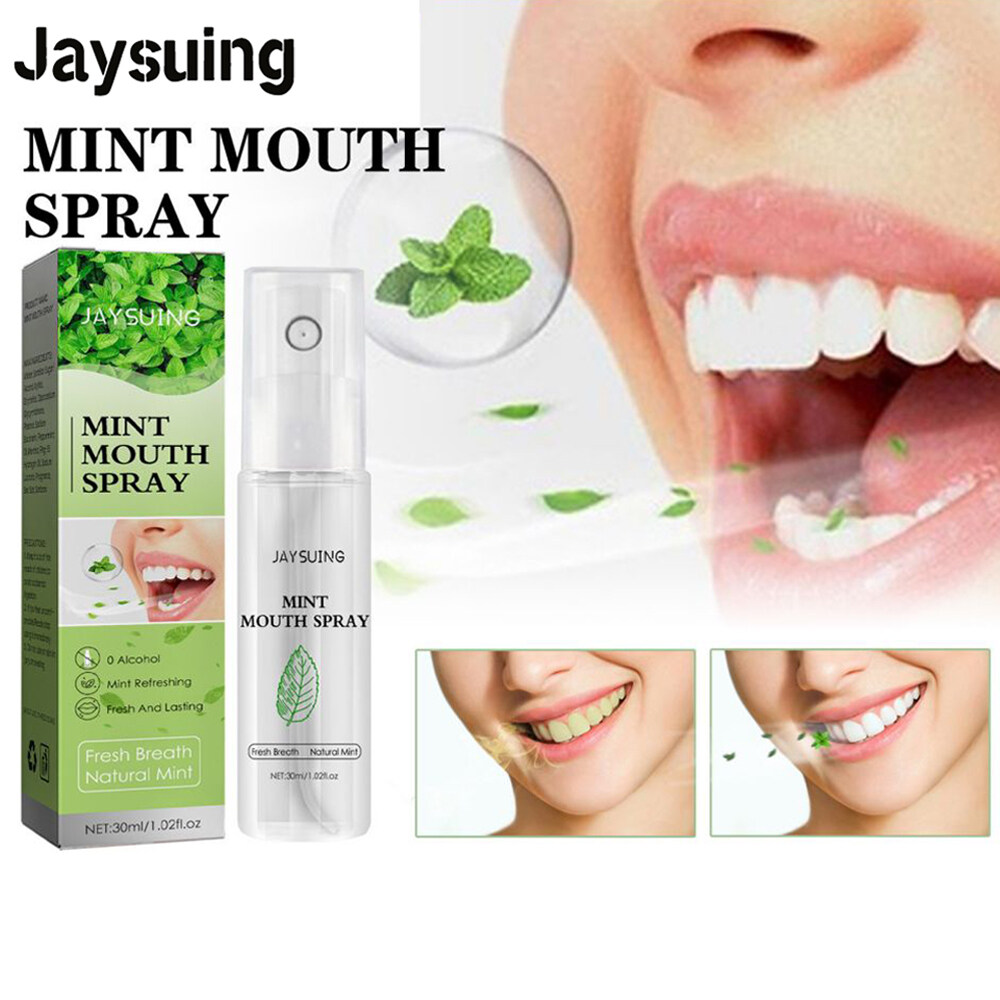 JAYSUING Mouth Spray Breath Freshener Oral Spray Herbal Fresh Breath