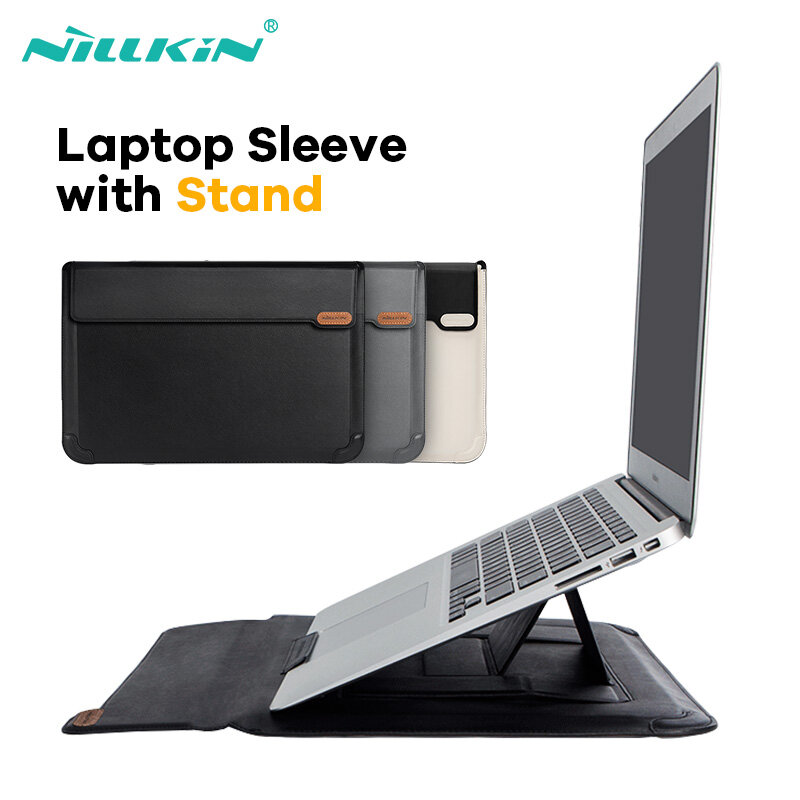 Nillkin 3 - Function Fashion Combination Laptop Sleeve Bag with Stand Function for MacBook 360 Protect Sleeve Bag with Laptop Stand ( 14 / 16.1 inch）
