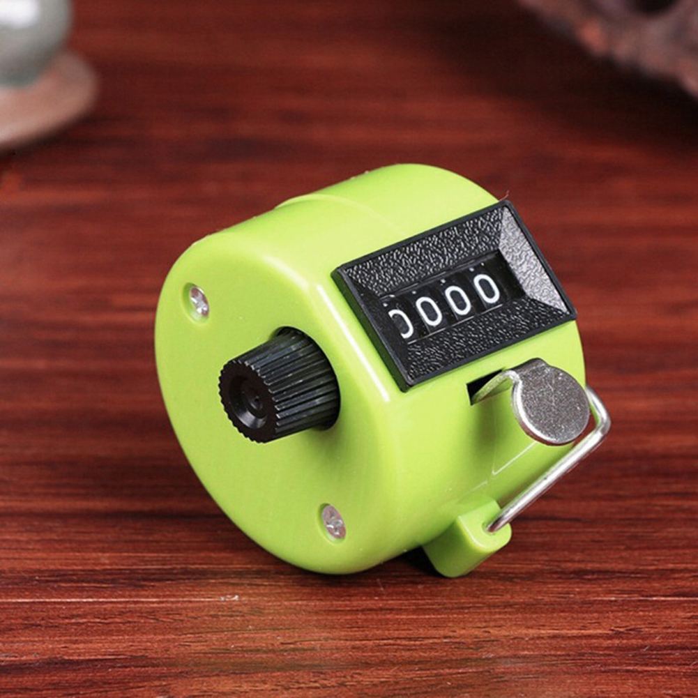 Professional Handheld Tally Click Counter 4 Digits Number for Golf Clicker Club