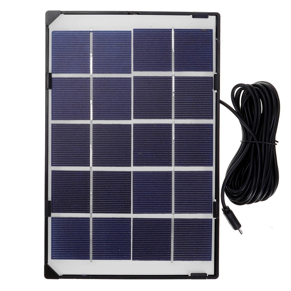 3.7v Charging Panel Waterproof Solar Panel for Wireless Outdoor Security Camera