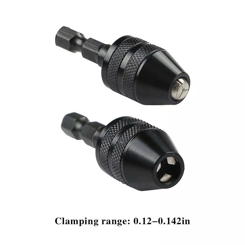 [Hàng Có Sẵn] KIPRUN Mâm Cặp Khoan Không Chìa Dụng Cụ Chuyển Đổi 0.3-3.6Mm Mâm Cặp Chuyển Đổi Thay Đổi Nhanh Thân Lục Giác 1/4 Cho Khoan Điện