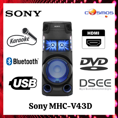 Sony MHC-V43D High Power Audio System with BLUETOOTH® Technology ...