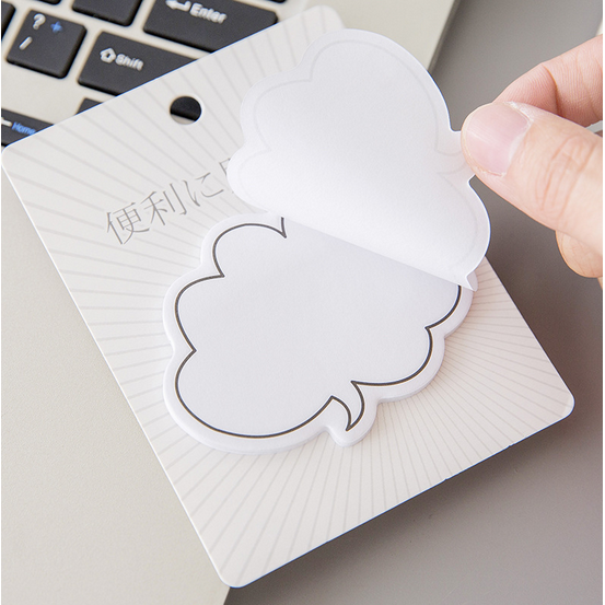 Random 1 Pc Cute Sticky Notes Pad Simple Memo Sticky Note Office Memo Guest Book