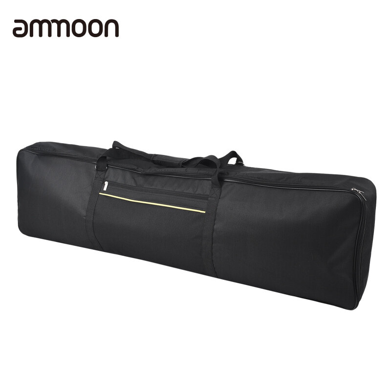Túi Đựng Bàn Phím Ammoon 88 Phím Túi Đựng Đàn Piano Điện Có Đệm Khóa Kéo Với Tay Cầm Trên Cùng (Túi Vải Giao Hàng Ngẫu Nhiên Màu)