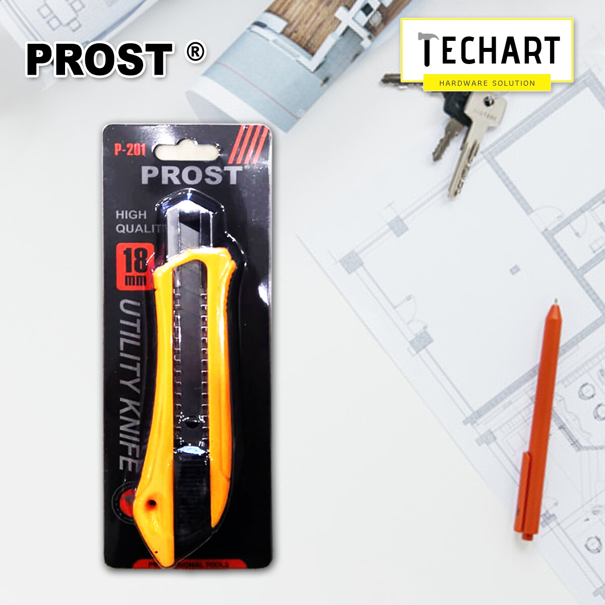 PROST 18MM HIGH QUALITY UTILITY CUTTER P-201 Safety Goggles