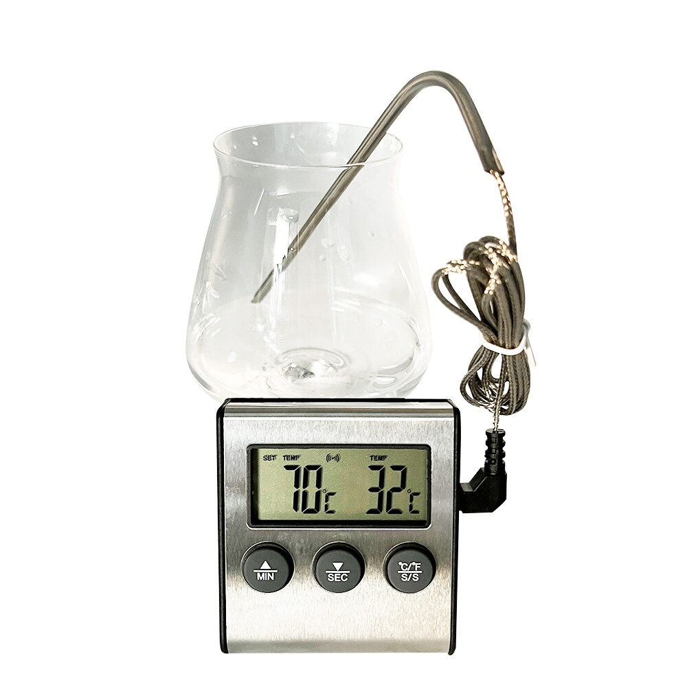 Kegland [making beer bar tools] DIGITAL THER*MOMETER / OV*EN TIMER / STAINLESS TEMPERATURE PROBE beer brewing  home brew bar tools