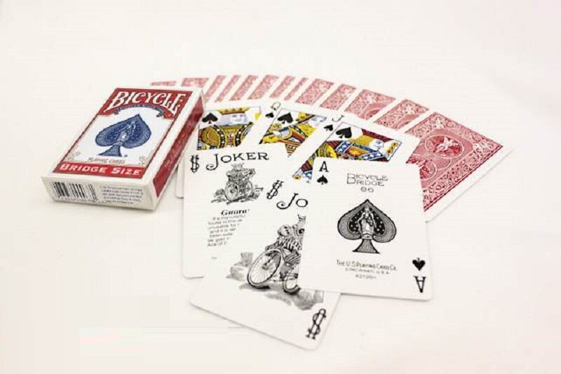 Xe Đạp Kích Thước Cầu Chơi Thẻ Xanh/Đỏ Lái Lại Boong Uspcc Poker Trò Chơi Thẻ Ma Thuật Đạo Cụ Ảo Thuật