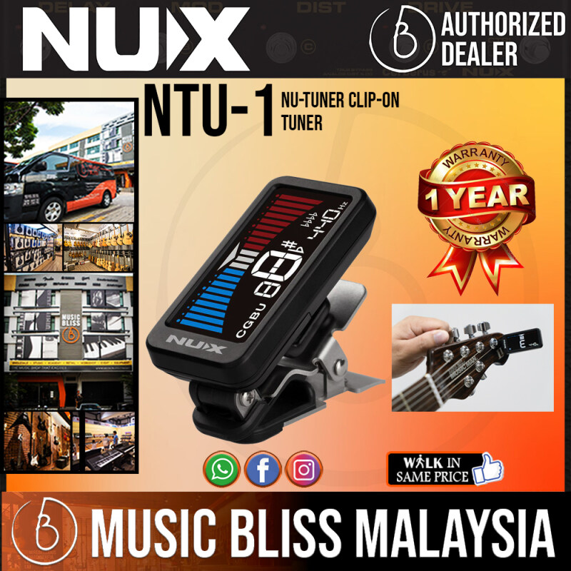 NUX NU-TUNE Clip-On Tuner (NTU-1 / NTU 1) Malaysia