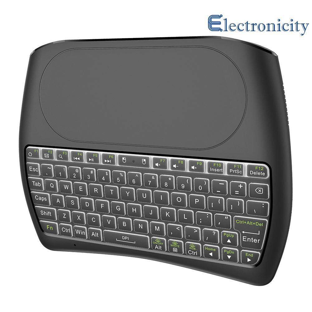 D8 2.4G Wireless Mini Keyboard Air Mouse Touchpad Controller w/Backlight