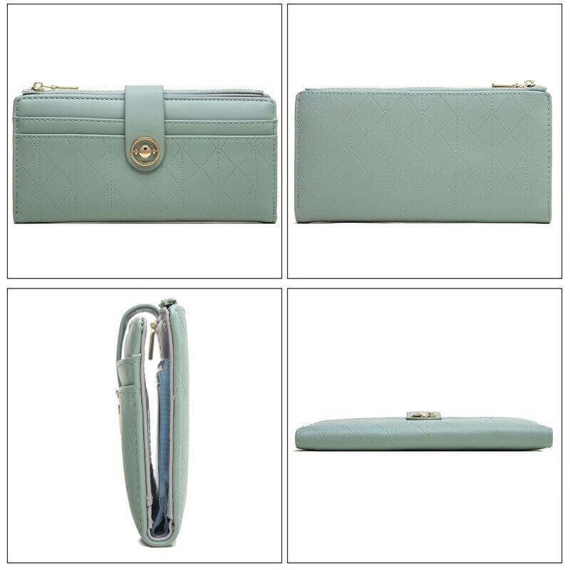 Women Wallet Long Thin Purse for Woman Card Holder Female
