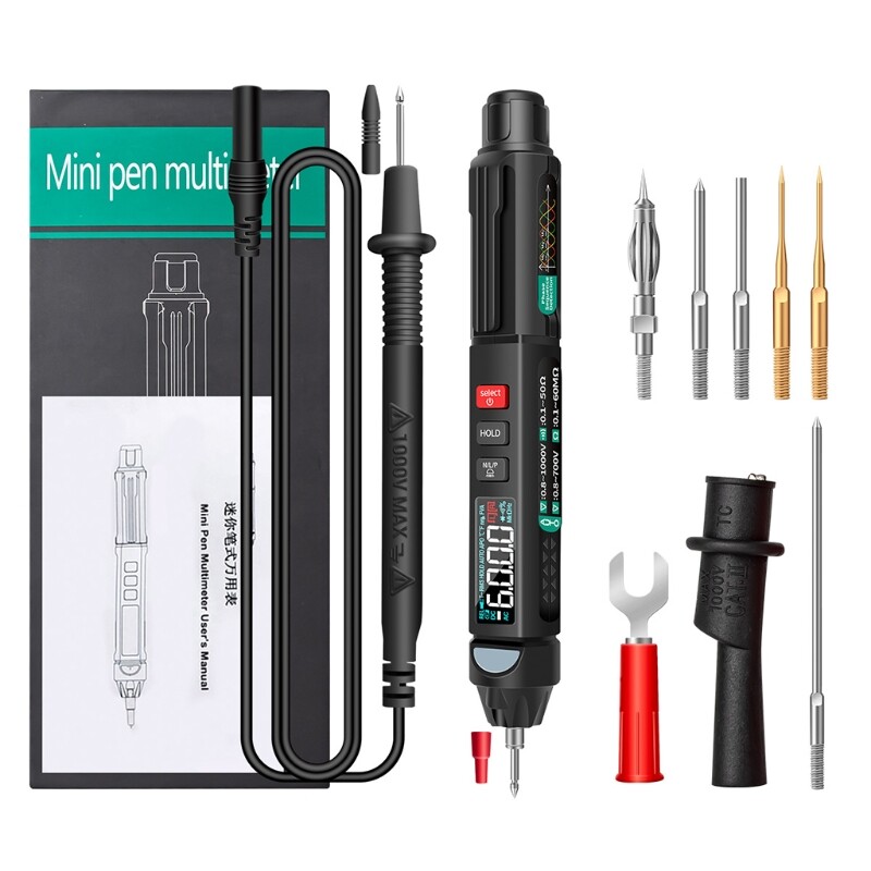 Aneng A3008 Digital Professional Multimeter 6000 Counts Capacitor Tester Min Electrical Instruments AC / DC Voltage
