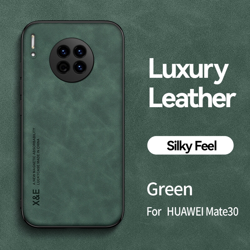 Huawei Mate 30 Pro Matte Phone Leather Case Huawei Mate 30 Shockproof Silicone Protection Cases Back Cover Casing