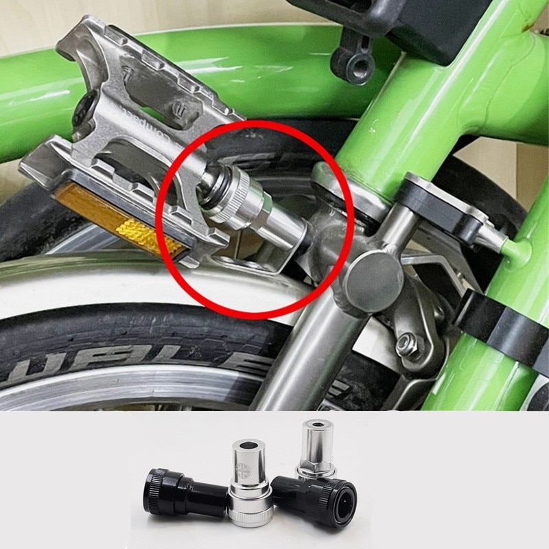 Union Jack Folding Bicycle Pedal Quick Release Seat For Brompton P Line/T Line Pedal Bracket