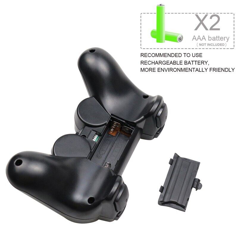 Narsta Tay Cầm Chơi Game Không Dây Cho Sony PS2 Điều Khiển Cho Playstation 2 Bảng Điều Khiển Cần Điều Khiển Rung Hai Đầu Cần Điều Khiển Chống Sốc Không Dây Controle