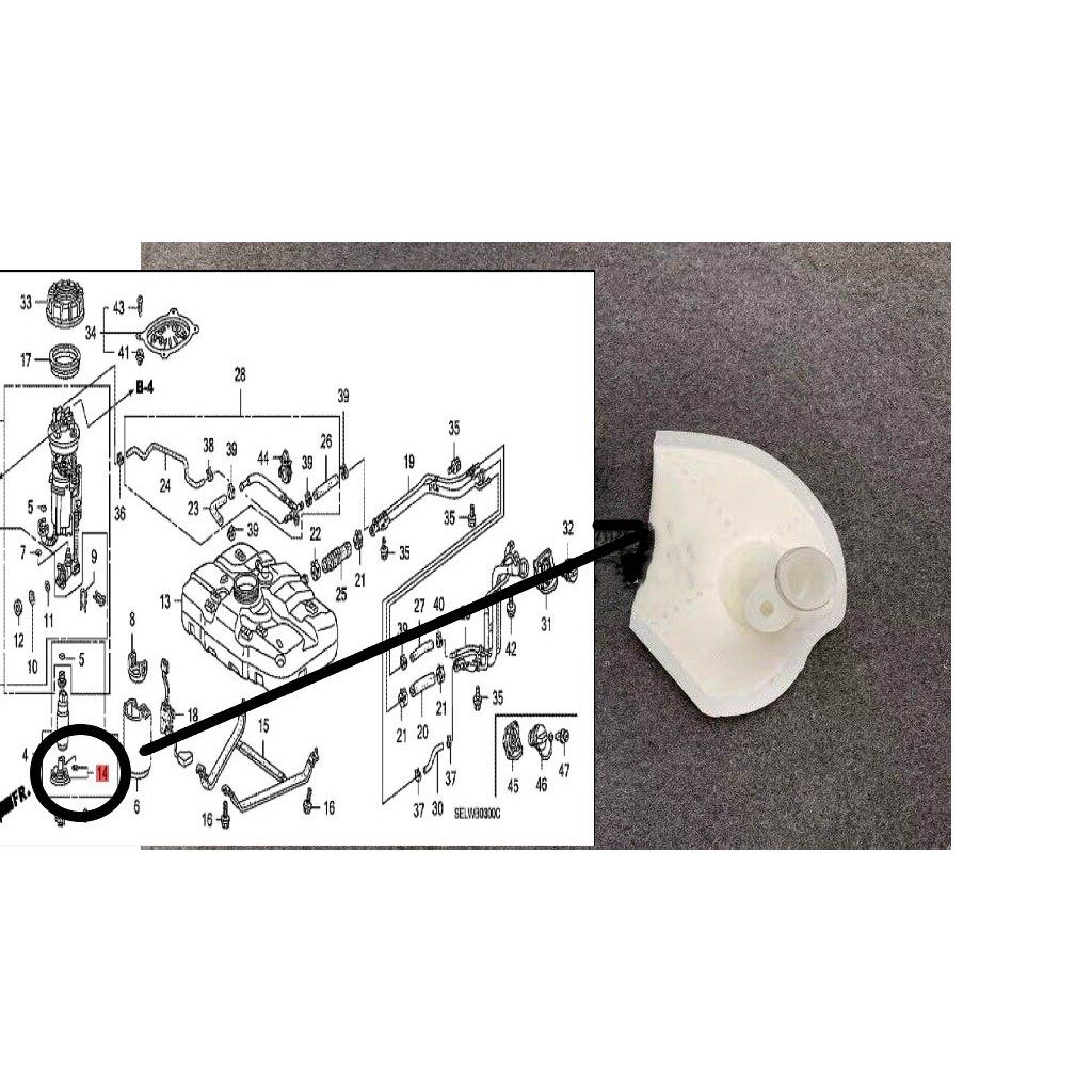 Xps fuel pump filter screen strainer for honda city gd6 gd8 2003-2008 / for honda jazz 1.3l 1.5l gd1 gd3 2003 2004 2005 2006 2007 2008 part number: 17516-saa-000