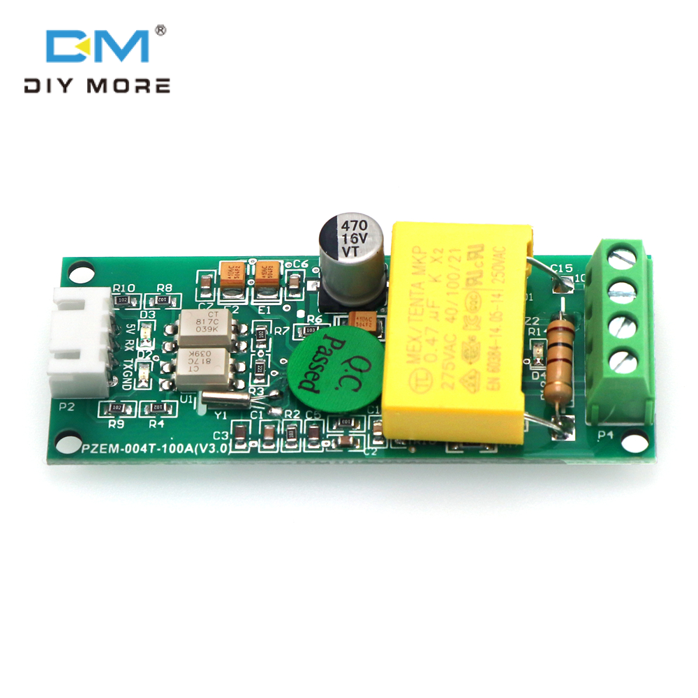 diymore Mô-đun Kiểm Tra Dòng Điện Và Điện Áp Đa Chức Năng AC 100A Không Có Vỏ Và Có CT Đóng Mở Chủ Yếu Được Sử Dụng Để Đo Tần Số Dòng Điện Áp Xoay Chiều, V. V.