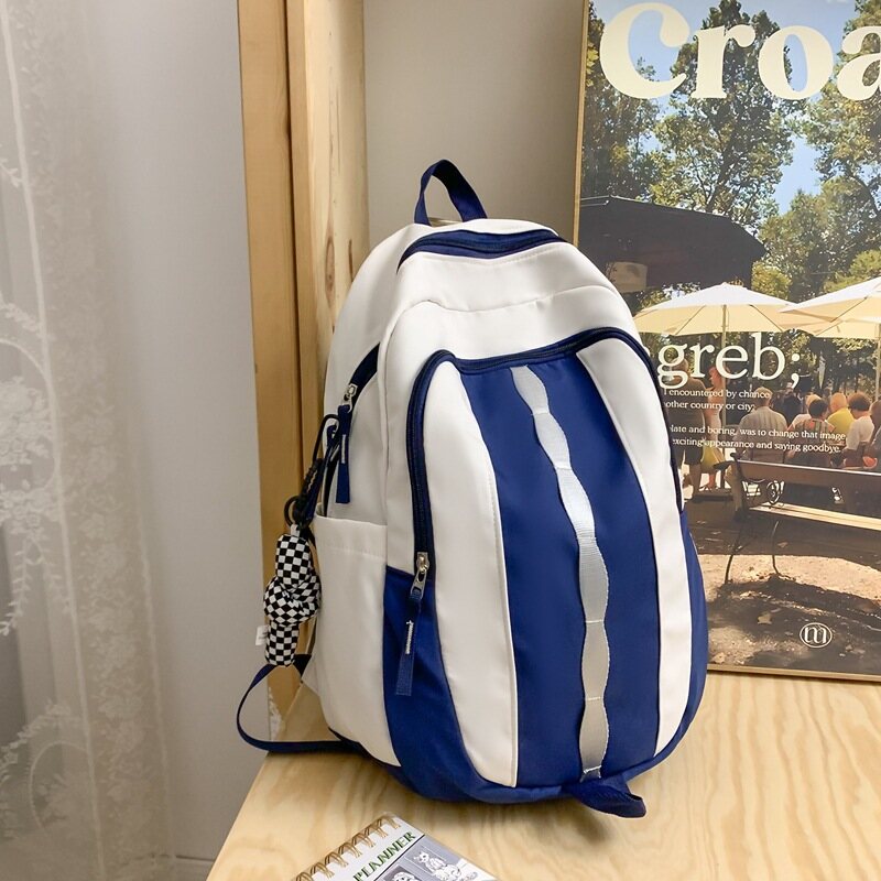 YA ZHOU LONG School bag junior high school student backpack high school college student backpack sweet large capacity backpack