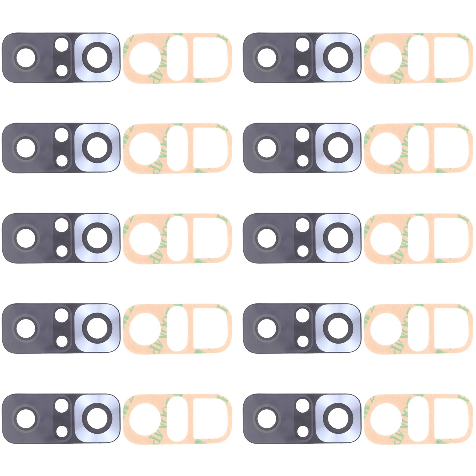 （ready stock） 10 pcs back camera lens for xiaomi redmi note 10 pro / redmi note 10 pro max / redmi note 10 pro m2101k6g m2101k6r m2101k6p m2101k6i