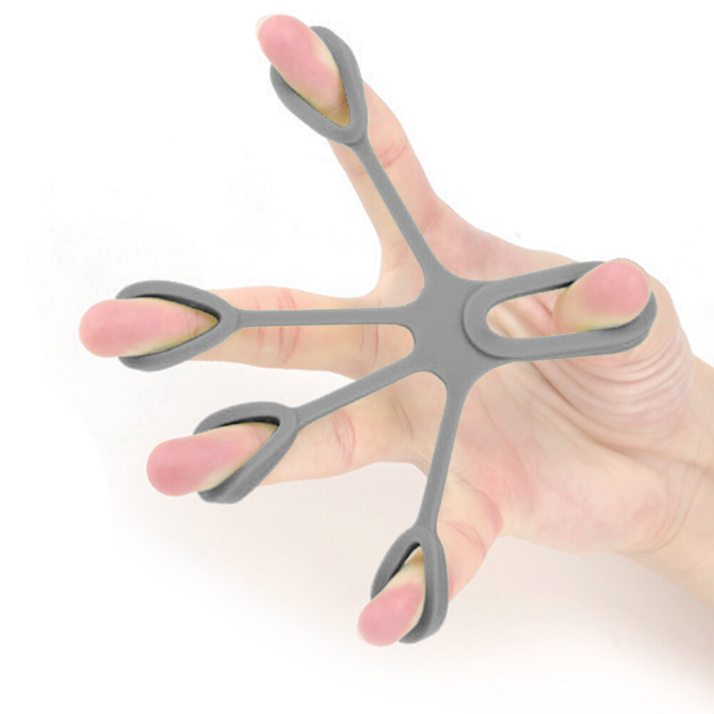 ซิลิโคนรถไฟมีความยืดหยุ่นHand Expanderอุปกรณ์ช่วยยึดเกาะนิ้วเทรนเนอร์