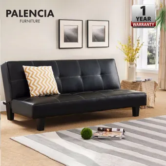 Palencia Jaeden Pu Leather Sofa Bed Lazada