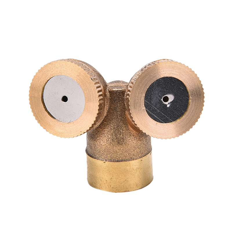 Moito Adjustable Brass Spray Misting Nozzle Garden Sprinklers Irrigation Fitting