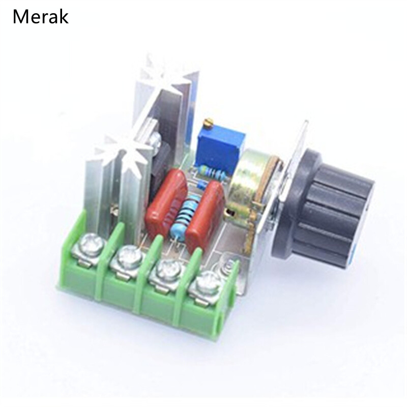 068 bộ điều chỉnh điện áp scr ac 220v 2000w, bộ điều chỉnh tốc độ điều chỉnh độ sáng