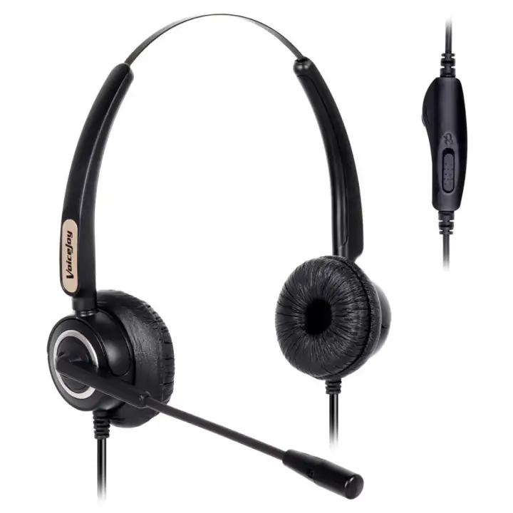 headset with noise cancelling microphone lazada