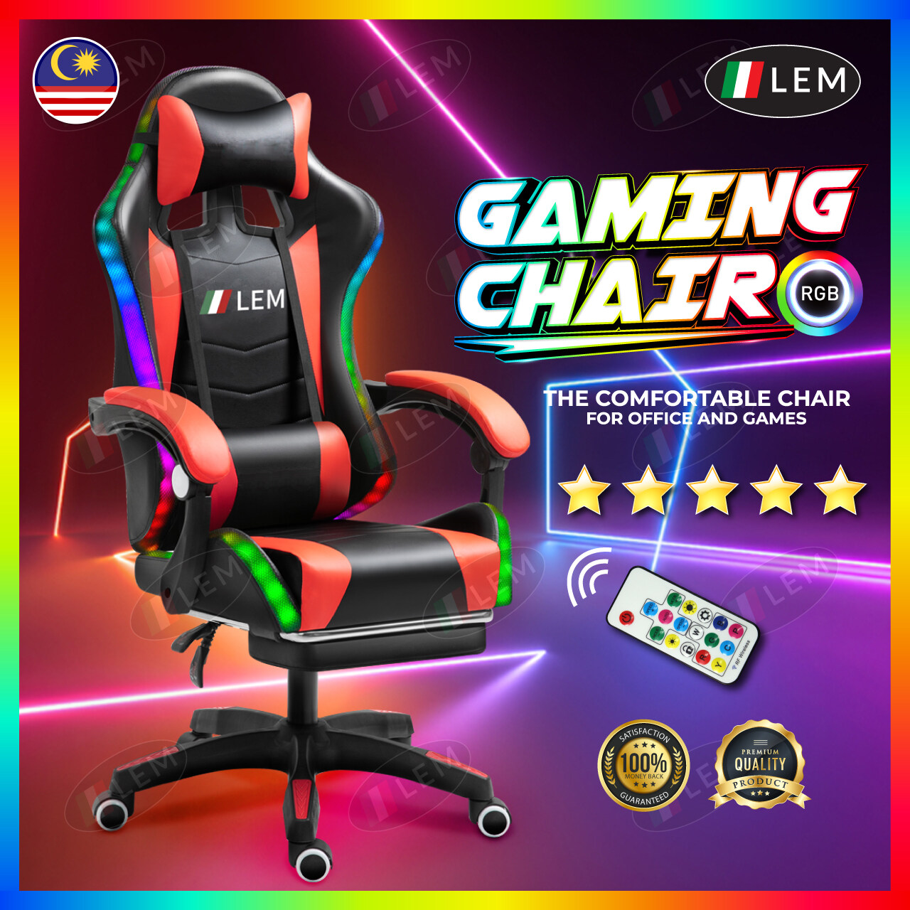 gaming chair lazada malaysia