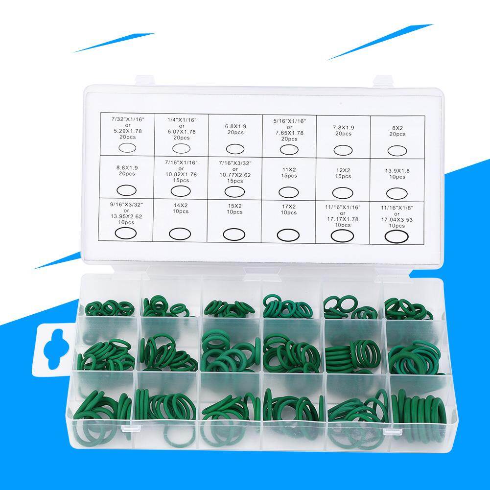 chasoee 270 Pcs O-Ring High Temperature Resistant Sealing Buna-N Rubber Ring Assortment Kit