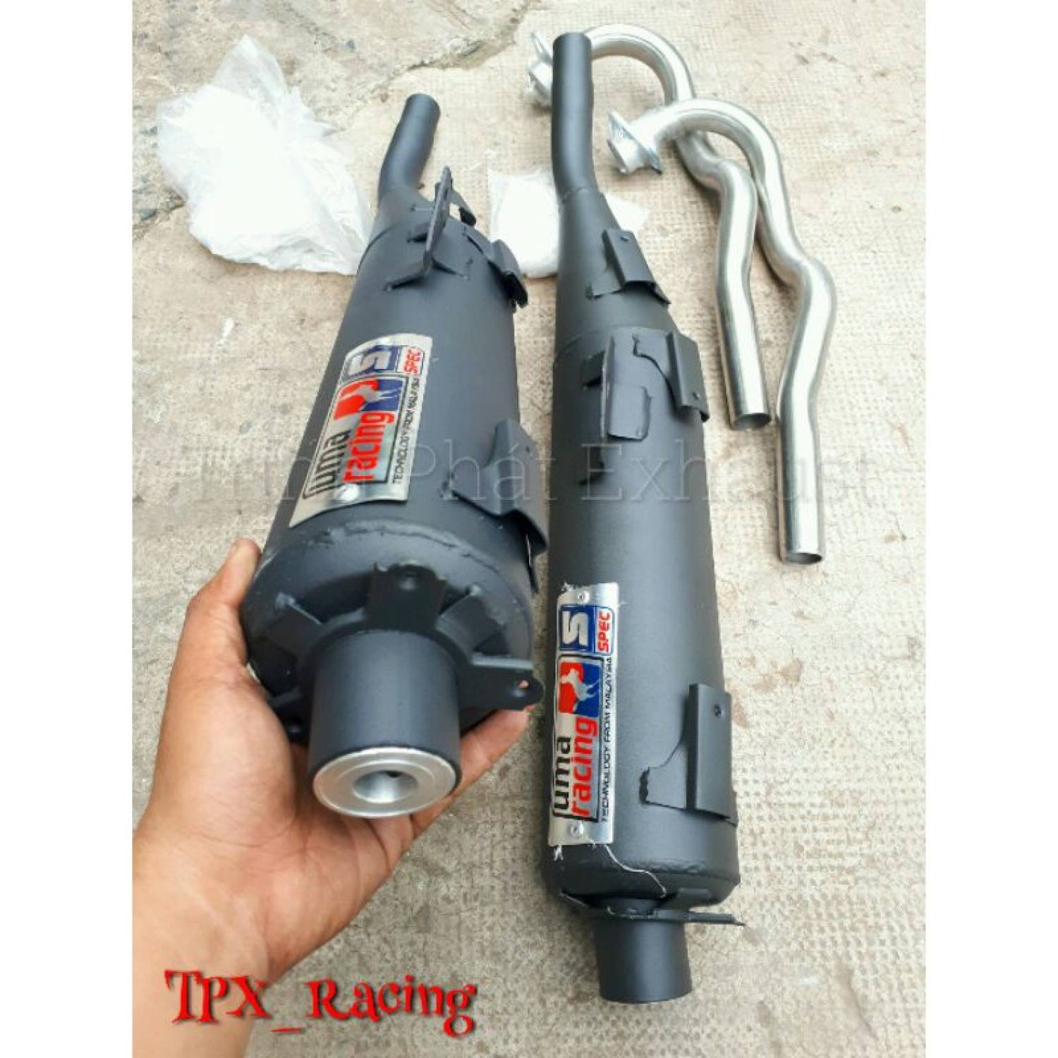 Pô uma ex150 v4 có kèm cổ inox, tiêu tiện