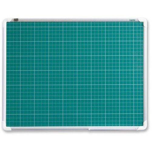 Bảng từ xanh viết phấn chính hãng kẻ ô ly tiểu học KT: 60 x 80cm, tặng kèm lau bảng