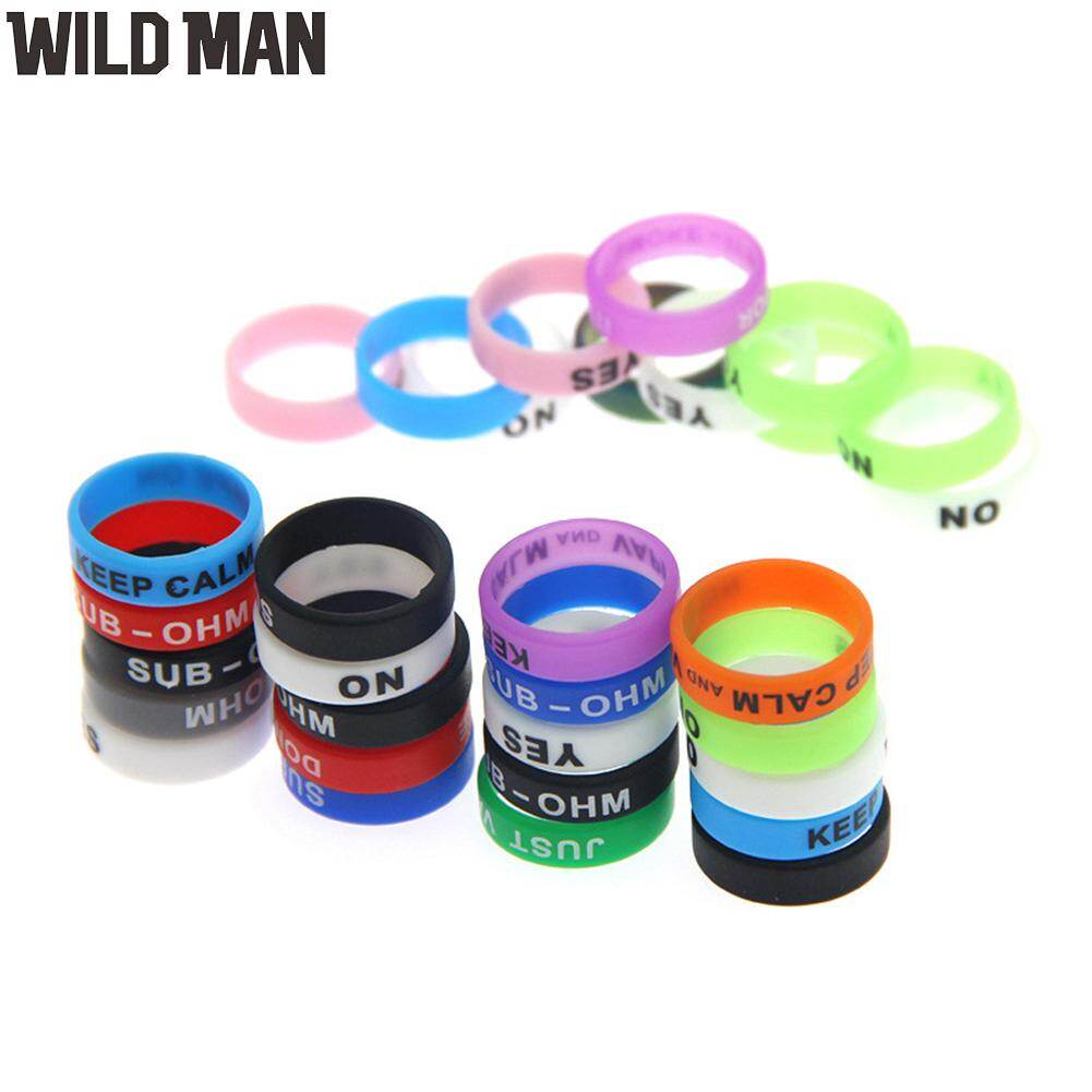 20pcs Silicone Elastic Fishing Rod Handle Ring Anti-Slip Protective Case (Ready)