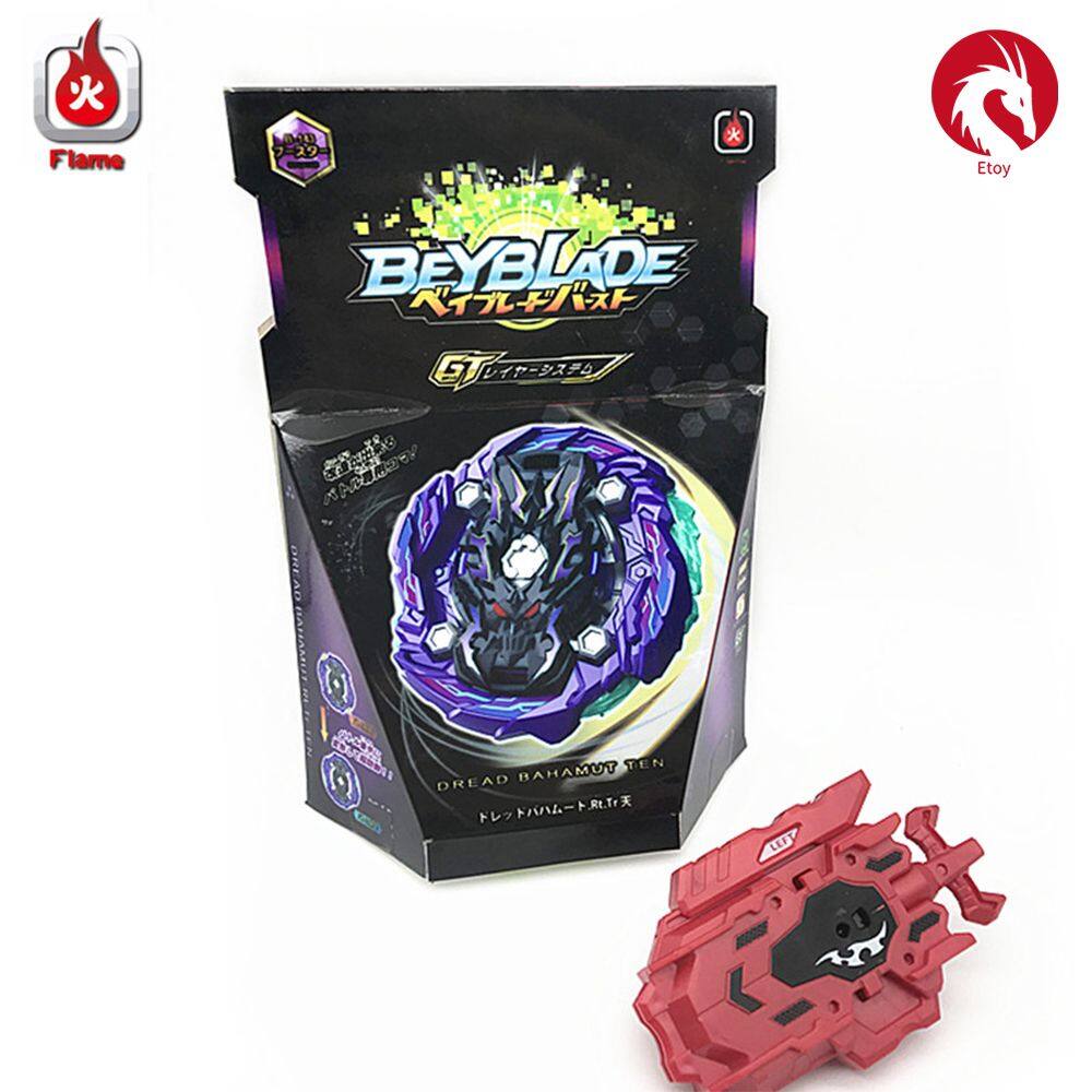 Etoy Beyblade Burst Gyro b143 บัตรไฟกล่องสีส่งสัญญาณสุ่มสีปั่นท็อปส์ของขวัญวันเกิดของเล่นคลาสสิก