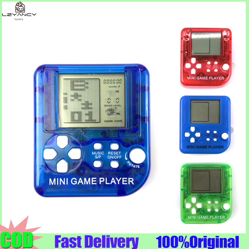Lzyancy【hàng Có Sẵn】máy Chơi Game Cầm Tay Đồ Chơi Móc Chìa Khóa Trò Chơi Điện Tử Cầm Tay Cổ Điển Mini【cod】