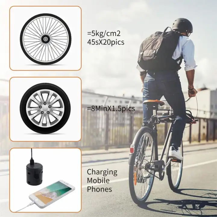 electric air pump for bicycle tires