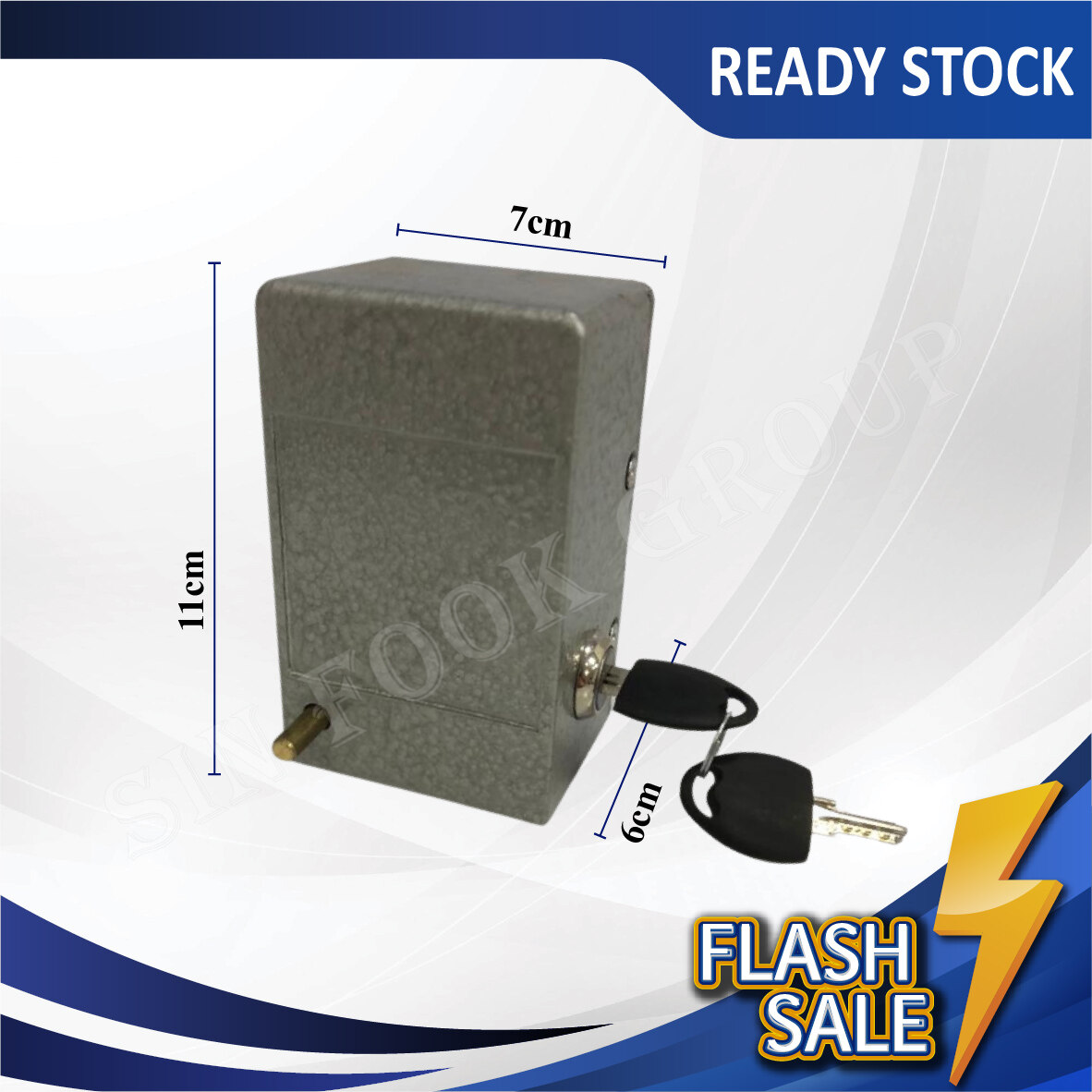 Auto Gate Lock Underground Solenoid Lock Set with Key Lazada