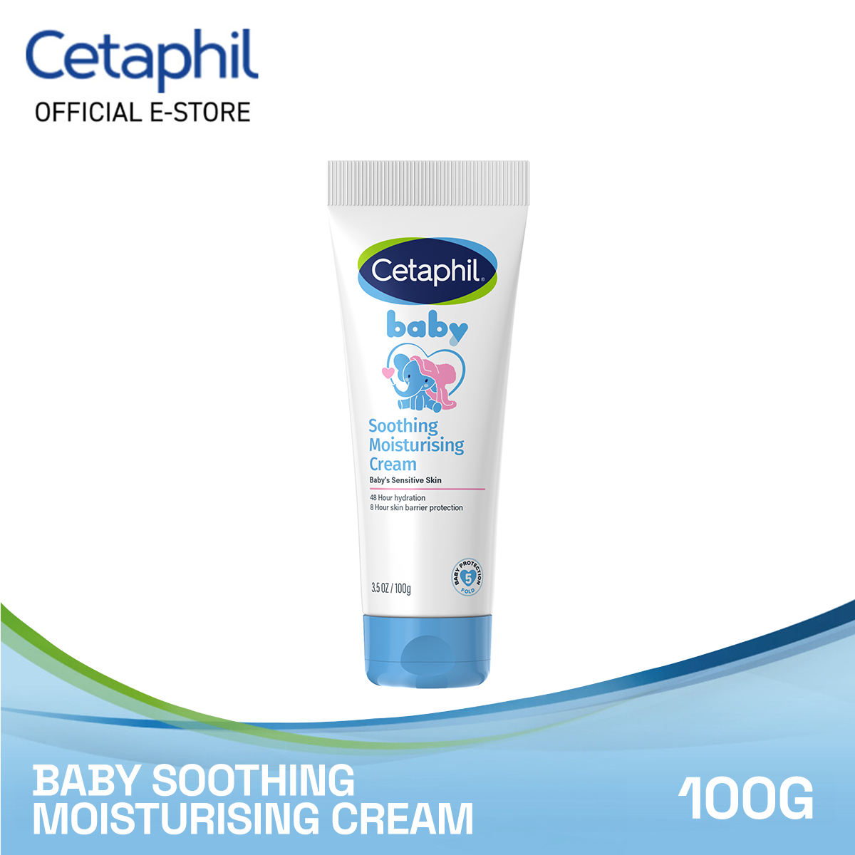 CETAPHIL BABY SOOTHING MOISTURISING CREAM 100G Lazada