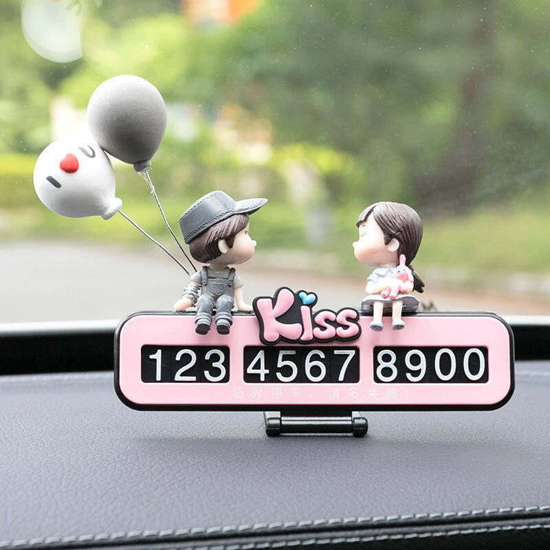LAIFU Universal Temporary Parking Number Plate Car Parking Card Creative Interior Decoration